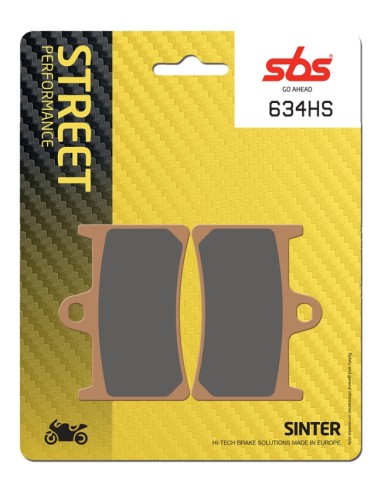 PASTILLA DE FRENO SBS P634-HS*