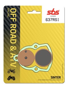 PASTILLA DE FRENO SBS P637-RSI