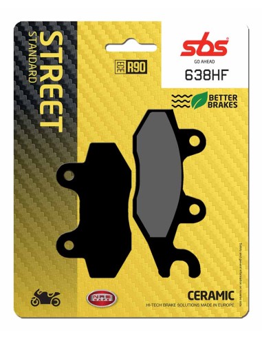 PASTILLA DE FRENO SBS P638-HF