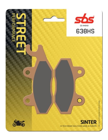 PASTILLA DE FRENO SBS P638-HS