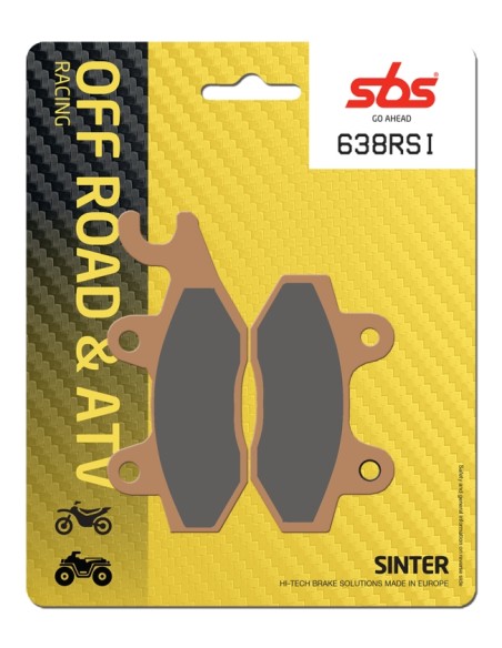 PASTILLA DE FRENO SBS P638-RSI