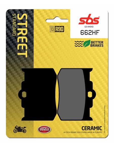 PASTILLA DE FRENO SBS P662-HF