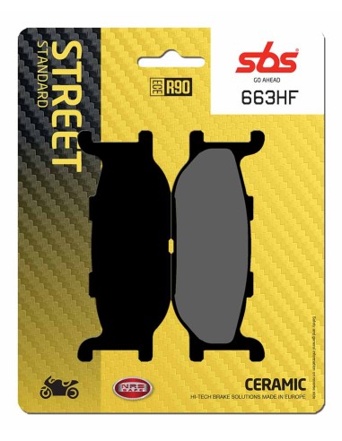 PASTILLA DE FRENO SBS P663-HF