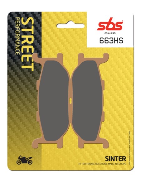 PASTILLA DE FRENO SBS P663-HS