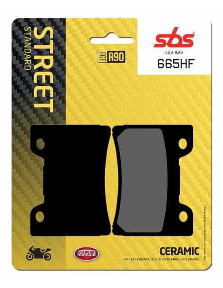 PASTILLA DE FRENO SBS P665-HF