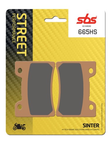PASTILLA DE FRENO SBS P665-HS