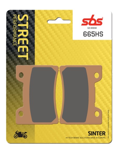 PASTILLA DE FRENO SBS P665-HS