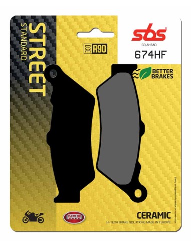 PASTILLA DE FRENO SBS P674-HF