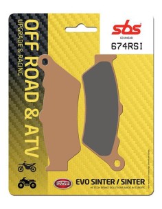 PASTILLA DE FRENO SBS P674-RSI