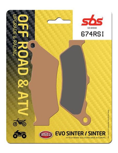 PASTILLA DE FRENO SBS P674-RSI