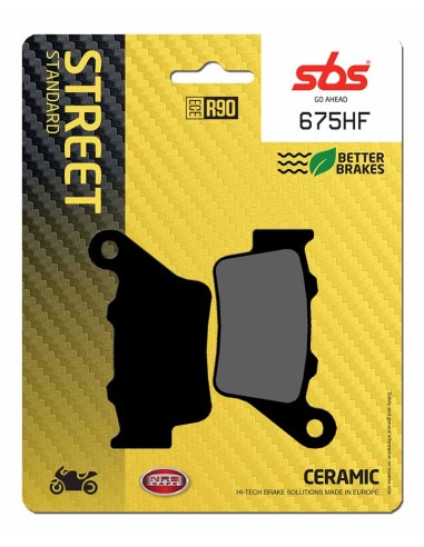 PASTILLA DE FRENO SBS P675-HF