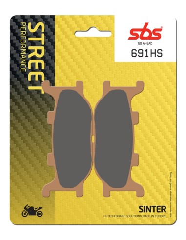 PASTILLA DE FRENO SBS P691-HS