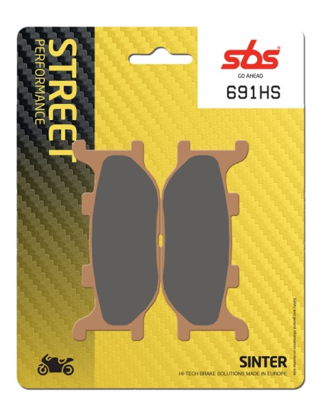 PASTILLA DE FRENO SBS P691-HS