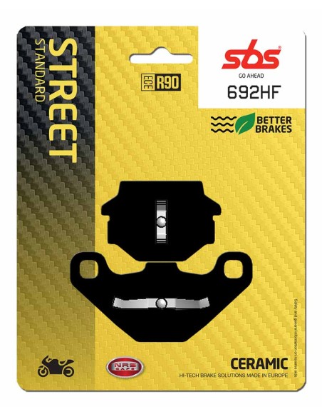 PASTILLA DE FRENO SBS P692-HF