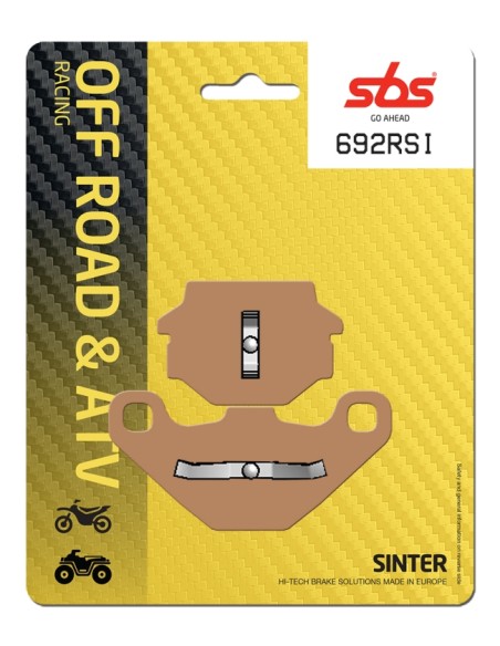 PASTILLA DE FRENO SBS P692-RSI