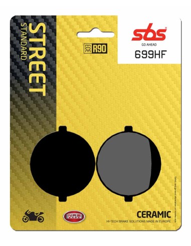 PASTILLA DE FRENO SBS P699-HF