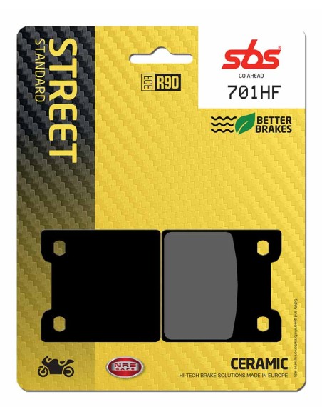 PASTILLA DE FRENO SBS P701-HF