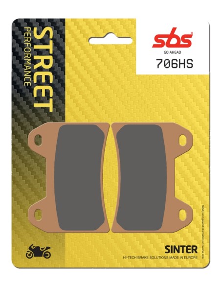 PASTILLA DE FRENO SBS P706-HS*