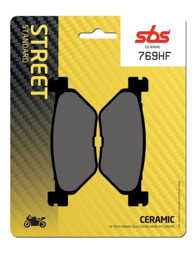 PASTILLA DE FRENO SBS P769-HF
