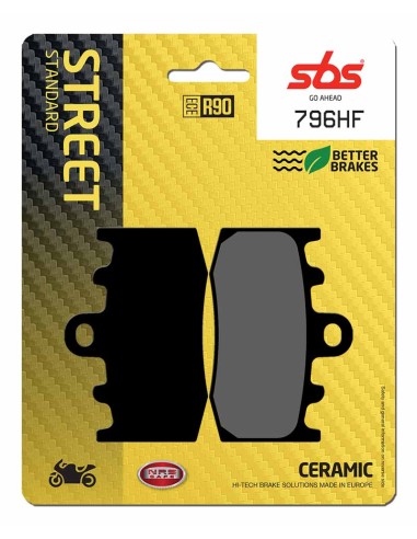 PASTILLA DE FRENO SBS P796-HF