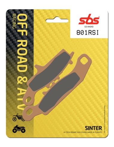 PASTILLA DE FRENO SBS P801-RSI