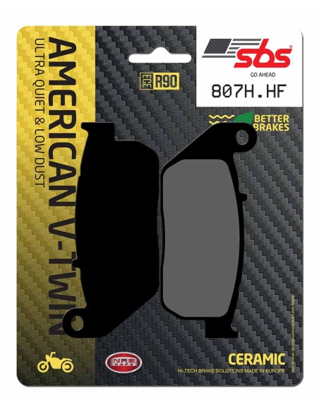 PASTILLA DE FRENO SBS P807-HF
