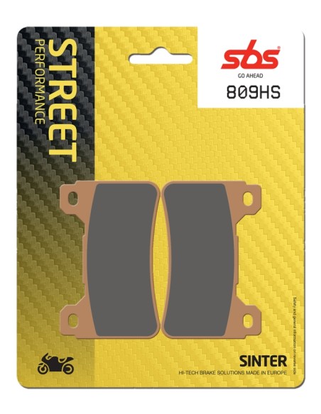 PASTILLA DE FRENO SBS P809-HS*