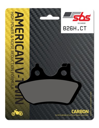 PASTILLA DE FRENO SBS P826-CT