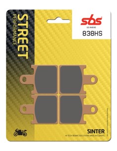 PASTILLA DE FRENO SBS P838-HS*