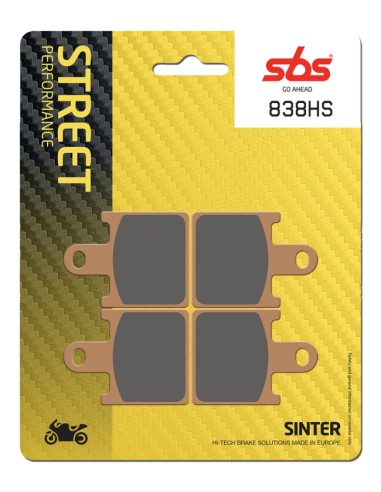 PASTILLA DE FRENO SBS P838-HS*