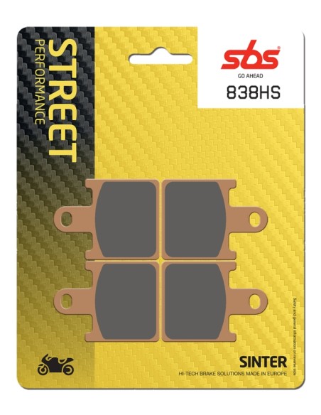 PASTILLA DE FRENO SBS P838-HS*