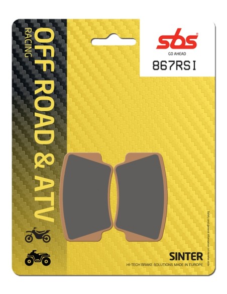 PASTILLA DE FRENO SBS P867-RSI