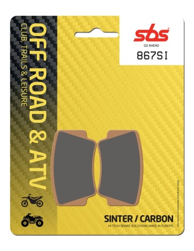 PASTILLA DE FRENO SBS P867-SI