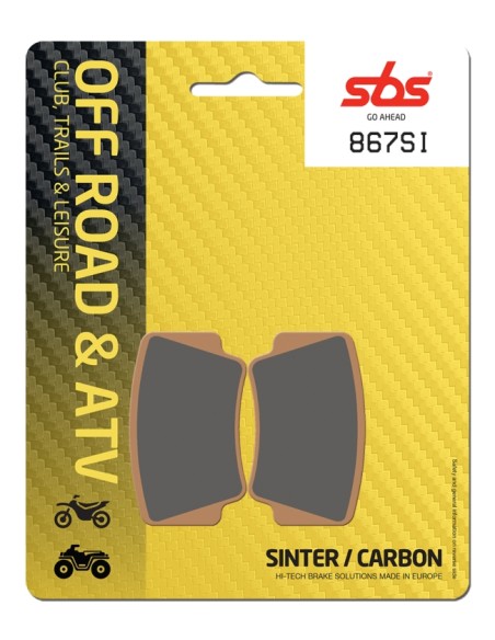 PASTILLA DE FRENO SBS P867-SI