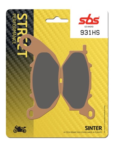 PASTILLA DE FRENO SBS P931-HS
