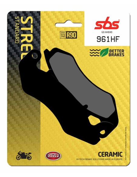 PASTILLA DE FRENO SBS P961-HF