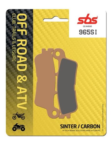 PASTILLA DE FRENO SBS P965-SI