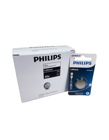 PILA BOTON LITIO PHILIPS CR2025 (CAJA 20U)