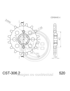 PIñON SUPERSPROX HONDA 520 X 14