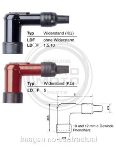 PIPA DE BUJIA NGK LD05F