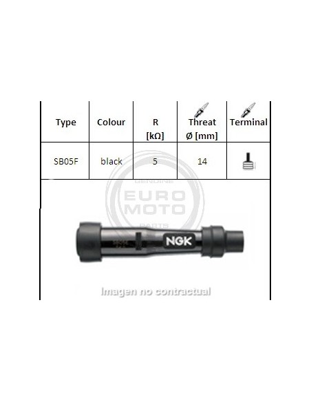 PIPA DE BUJIA NGK SB05F
