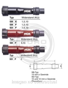 PIPA DE BUJIA NGK SD05F