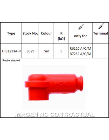 PIPA DE BUJIA NGK TRS1233A