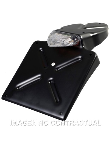 PORTAMATRICULA CIRCUIT NO PROBLEM NEGRO-CLEAR