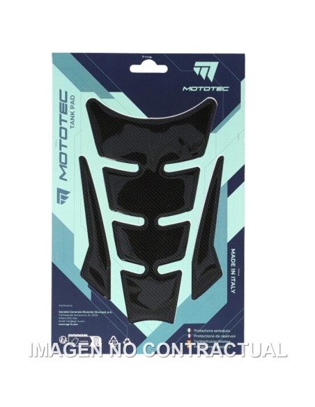 PROTECCION DEPOSITO MOTOTEC T4 COLOR CARBONO