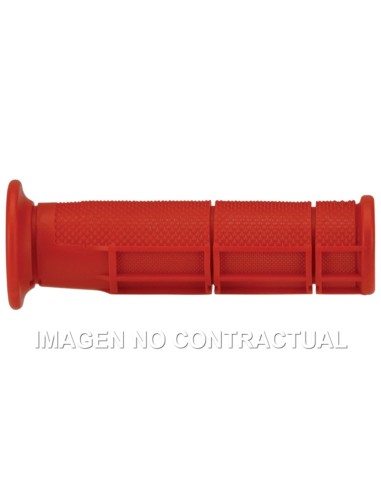 PUñOS DOMINO ATV ROJOS CERRADOS D 22 MM L 125 MM