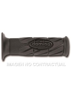 PUñOS DOMINO ON ROAD CON LOGO NEGROS CERRADOS D 22 MM L 120
