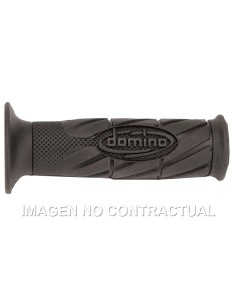 PUñOS DOMINO SCOOTER CON LOGO NEGROS ABIERTOS ABIERTOS D 22