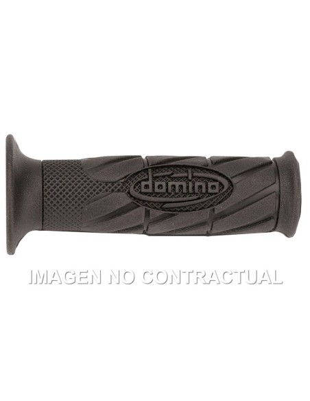 PUñOS DOMINO SCOOTER CON LOGO NEGROS ABIERTOS ABIERTOS D 22