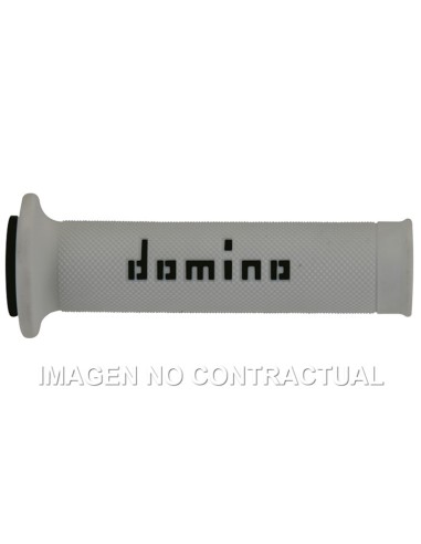 PUñOS DOMINO ON ROAD BLANCO - NEGRO ABIERTOS D 22 MM L 120-1